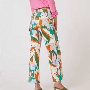 MAEVE LILY GARDENERS CROP DENIM PANTS